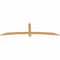 Ekena Millwork Bellingham Timber Gable Bracket, Western Red Cedar, 84"W x 24"H x 1 1/2"D x 3 1/2"F, 7/12 Pitch GBW084X24X0204BEL00SWR - alternate 3